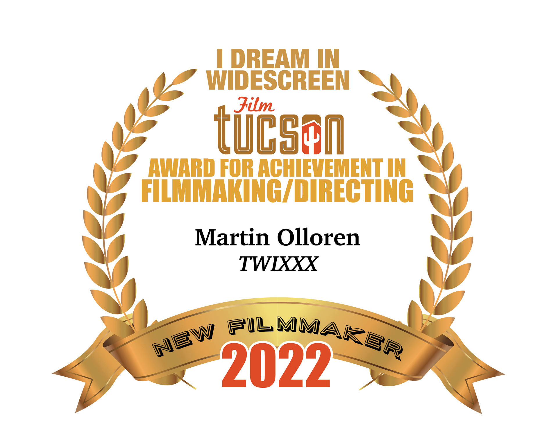 Film Tucson New Filmmaker Award for Achievement in Filmmaking/Directing
